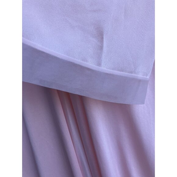 Vintage 60s Sears Womens Pink Semi Sheer Dressing Gown Size S 100% Nylon Boudoir - Picture 3 of 10